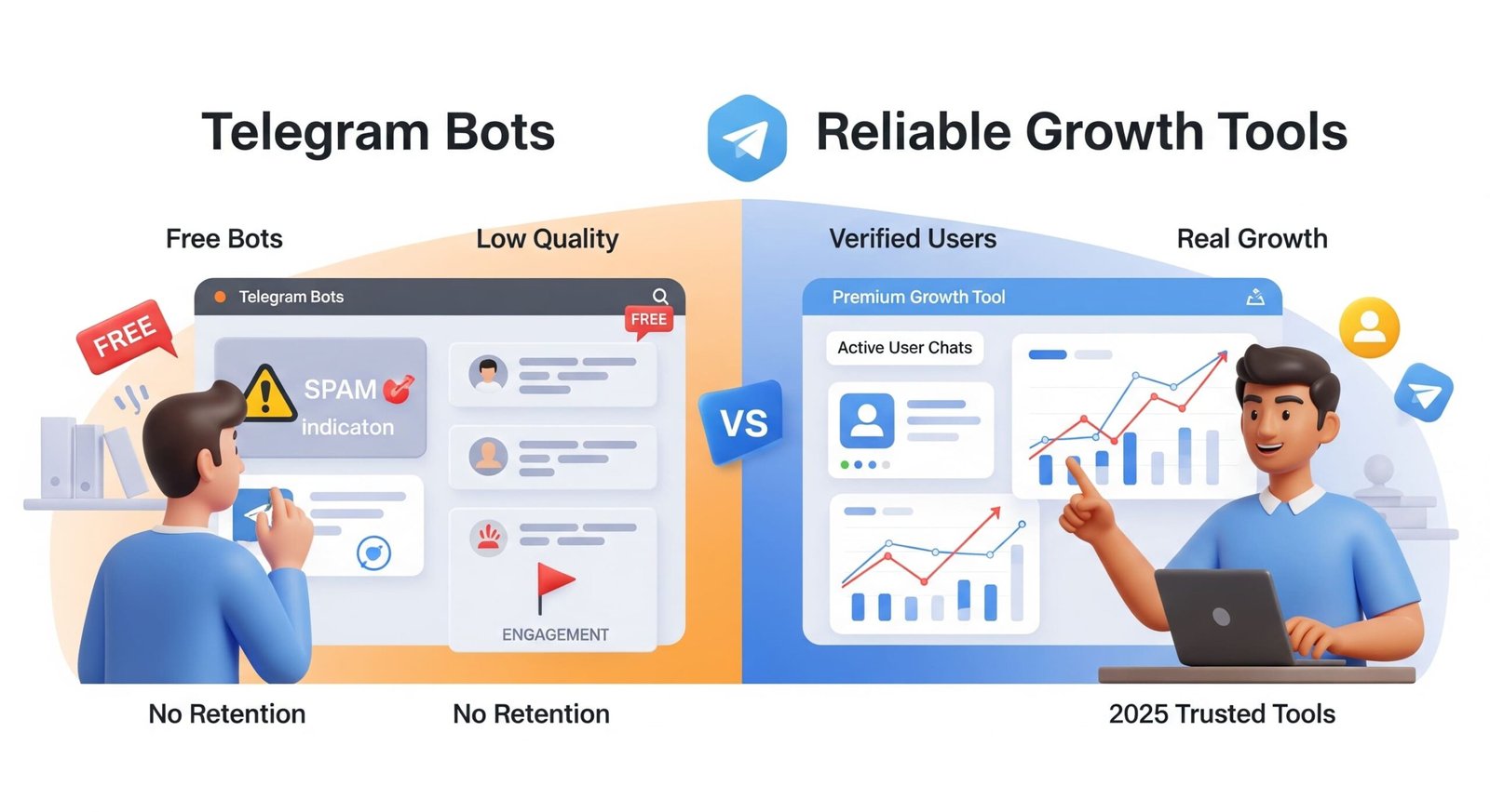 Why Free Telegram Bots Won’t Work in 2025 (And What Actually Does)